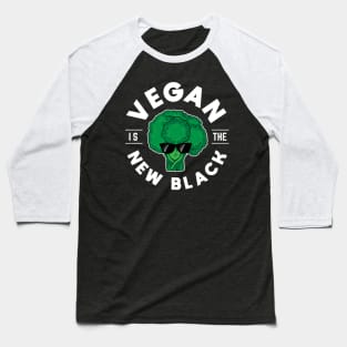 Vegan is the New Black Baseball T-Shirt